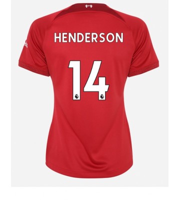 Liverpool Jordan Henderson #14 Hjemmedrakt Kvinner 2022-23 Kortermet